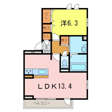 D-Castleの物件間取画像